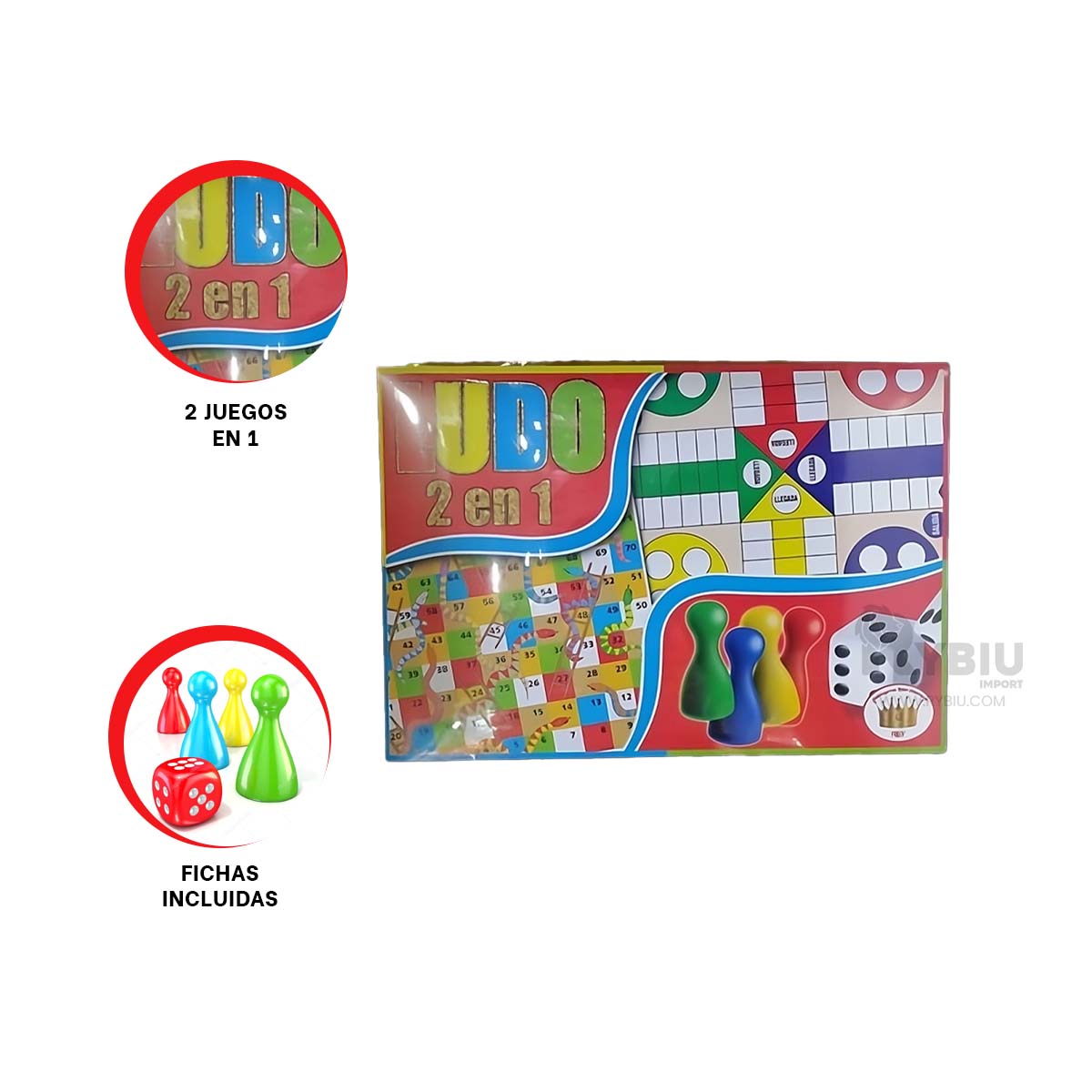 JUEGO DE MESA DIVERTIDO EN MULTICOLOR Y+PAPEL DE REGALO - 3