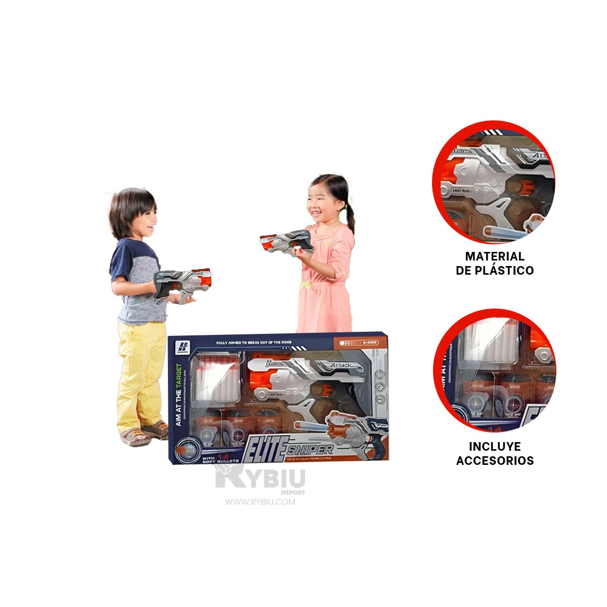 ARMA TOY PARA INFANTES EN COLOR PLOMO Y+GIFT MINIAGENDA - 1