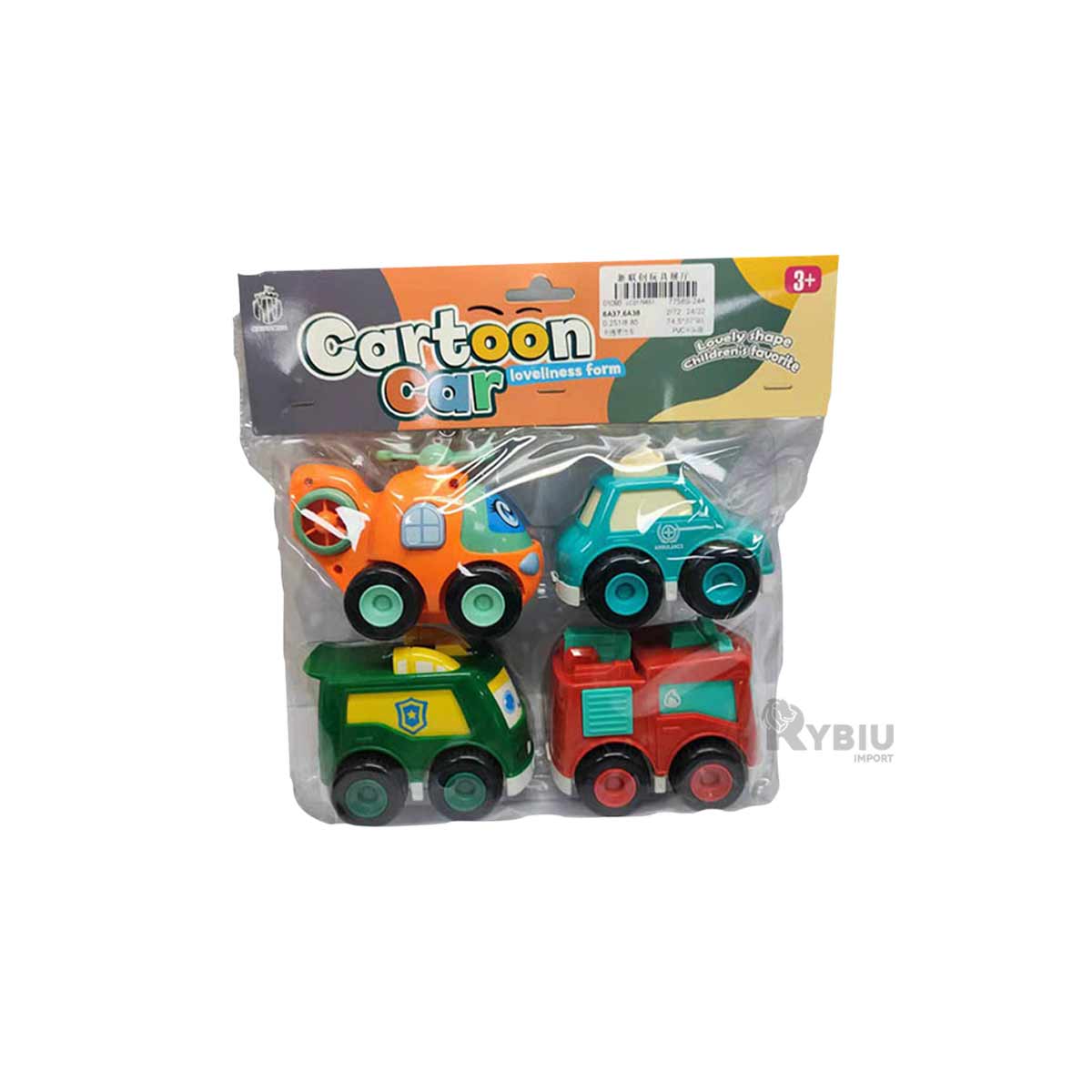 KIT DE 4 PIEZAS EN MULTICOLOR Y+REGALO LIGAS PARA PEINAR - 4