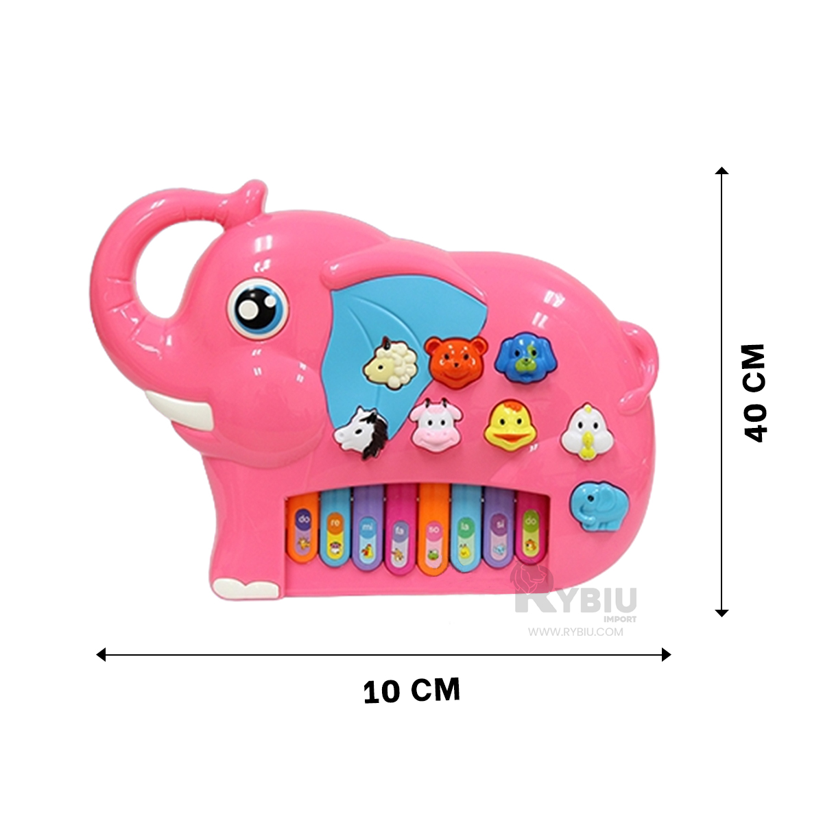 TECLADO INFANTIL CON SONIDO COLOR ROSADO Y+REGALO AGENDITA - 5