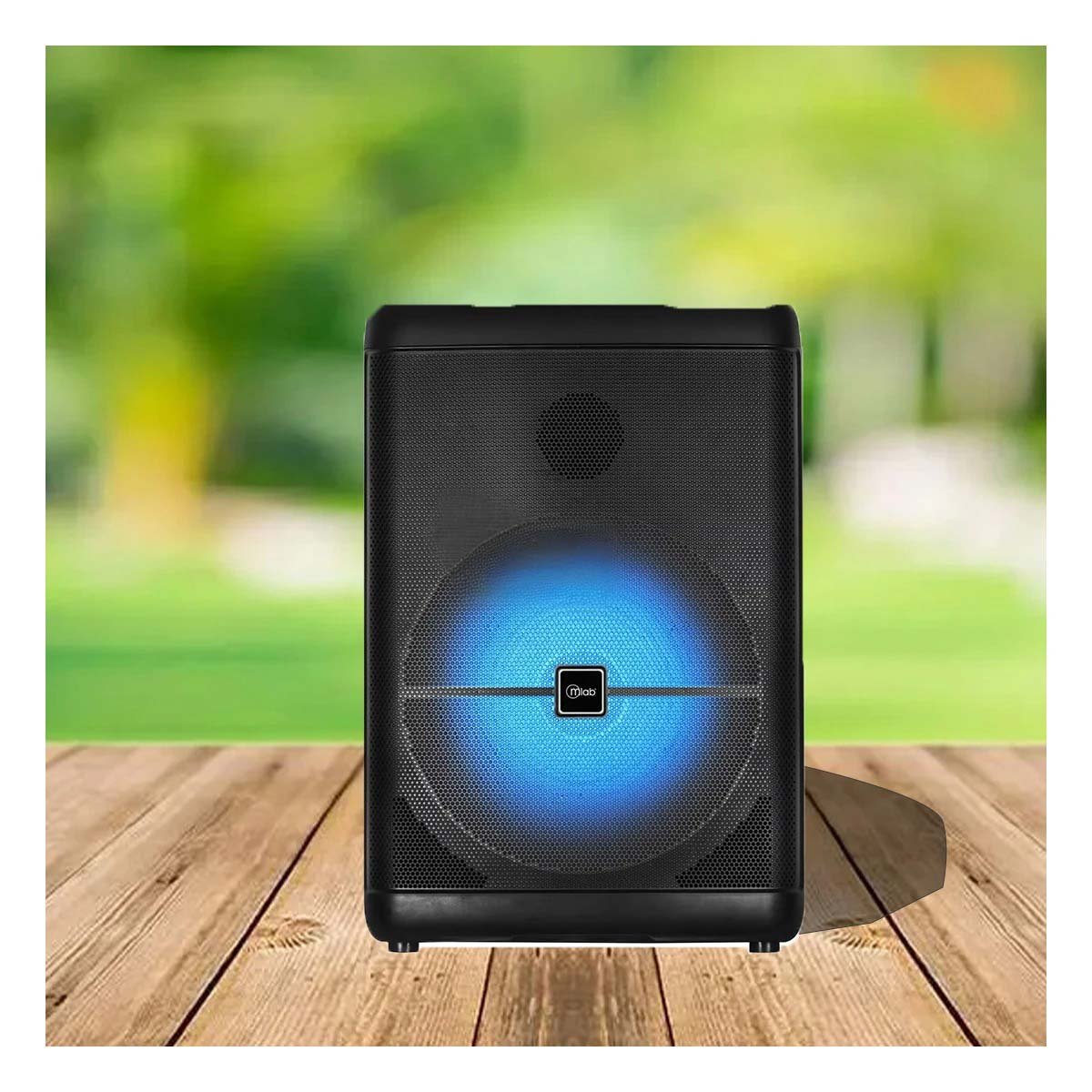 BOCINA BLUETOOTH NEGRA CON FUNCION DE VOZ INALAMBRICA SONIDO CLARO PARA KARAOKE Y+PAPEL REGALO - 2