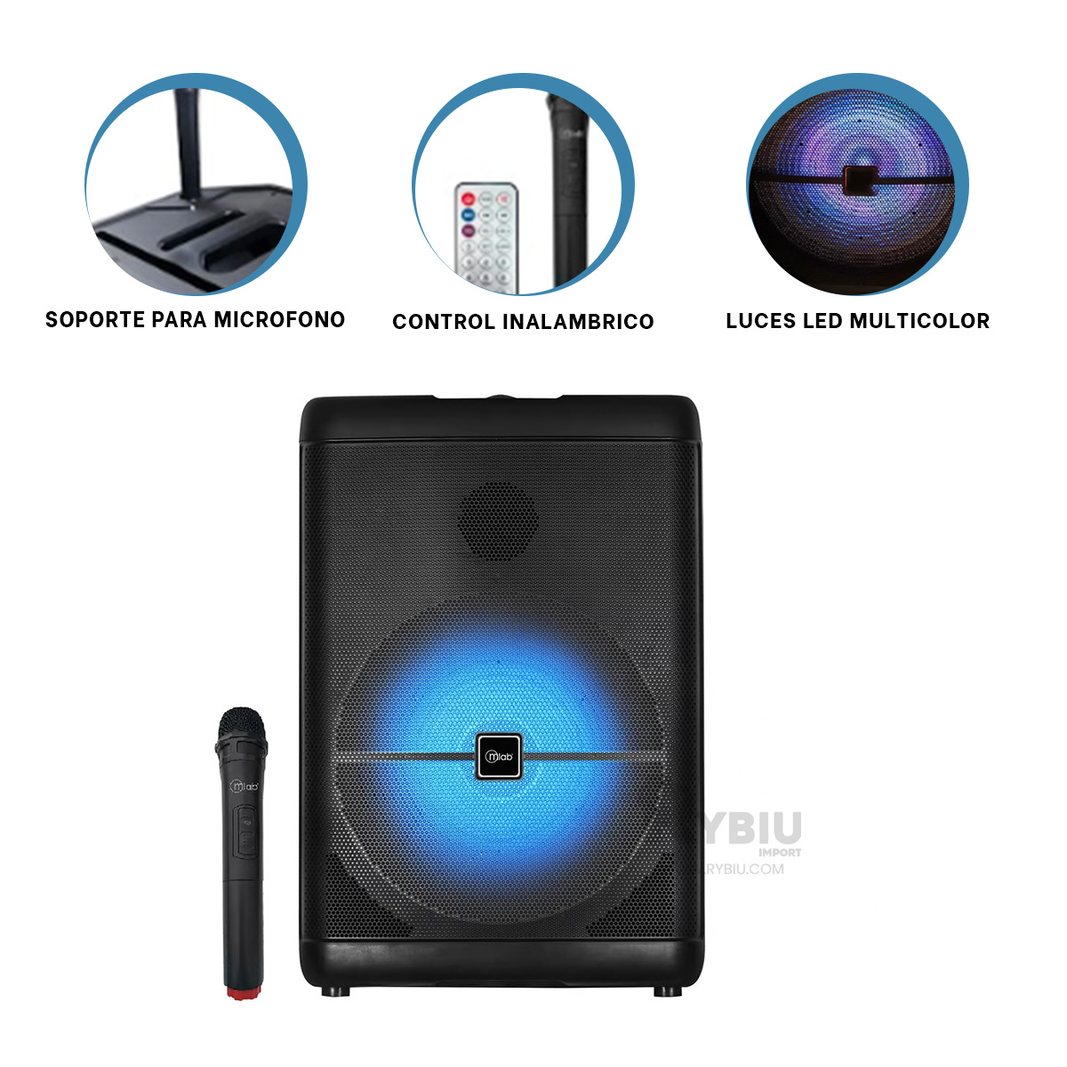 PARLANTE DE DISEÑO INALAMBRICO EN NEGRO Y+REGALO AGENDITA - 4