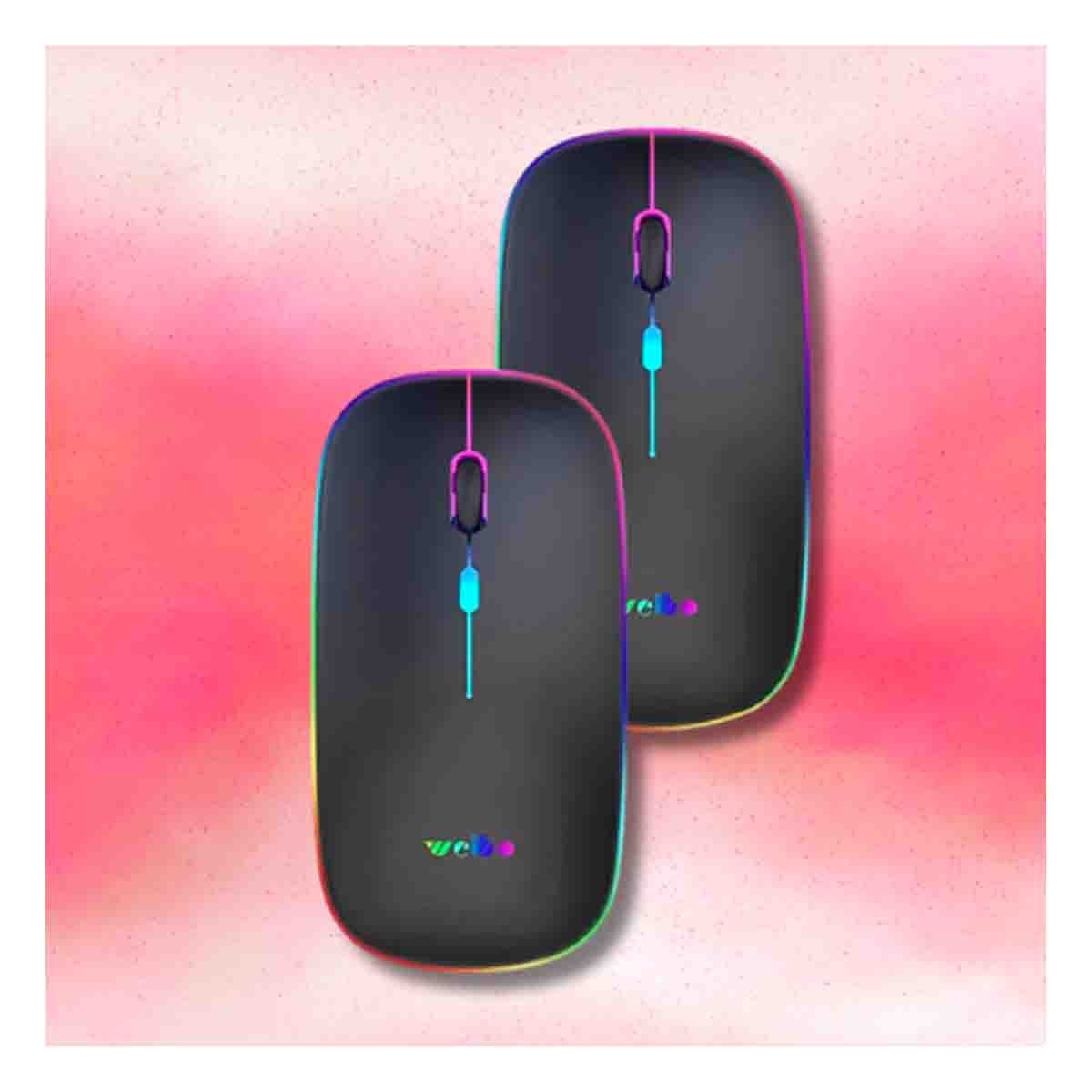 CURSOR INALÁMBRICO RYBIU FUNCIONAL RF 6800 EN COLOR NEGRO + LIGAS REGALO RF-6800 - 2
