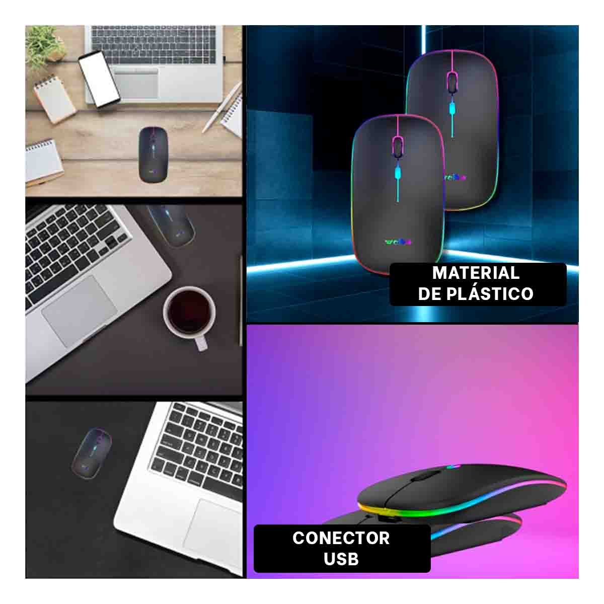 CURSOR INALÁMBRICO RYBIU FUNCIONAL RF 6800 EN COLOR NEGRO + LIGAS REGALO RF-6800 - 5