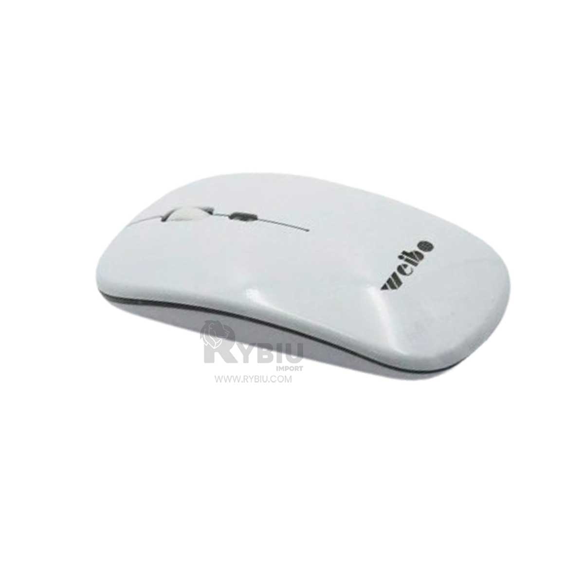 PUNTERO INALÁMBRICO RYBIU SENSIBLE PC RF 6800 EN BLANCO + GIFT MINIAGENDA RF-6800 - 2