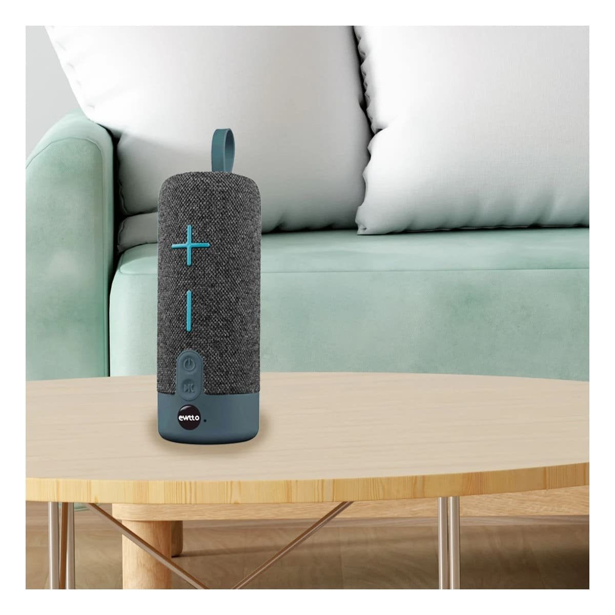 PARLANTE BLUETOOTH RYBIU P1728BT MODERNO EVENTOS PLOMO + PAPEL REGALO - 2