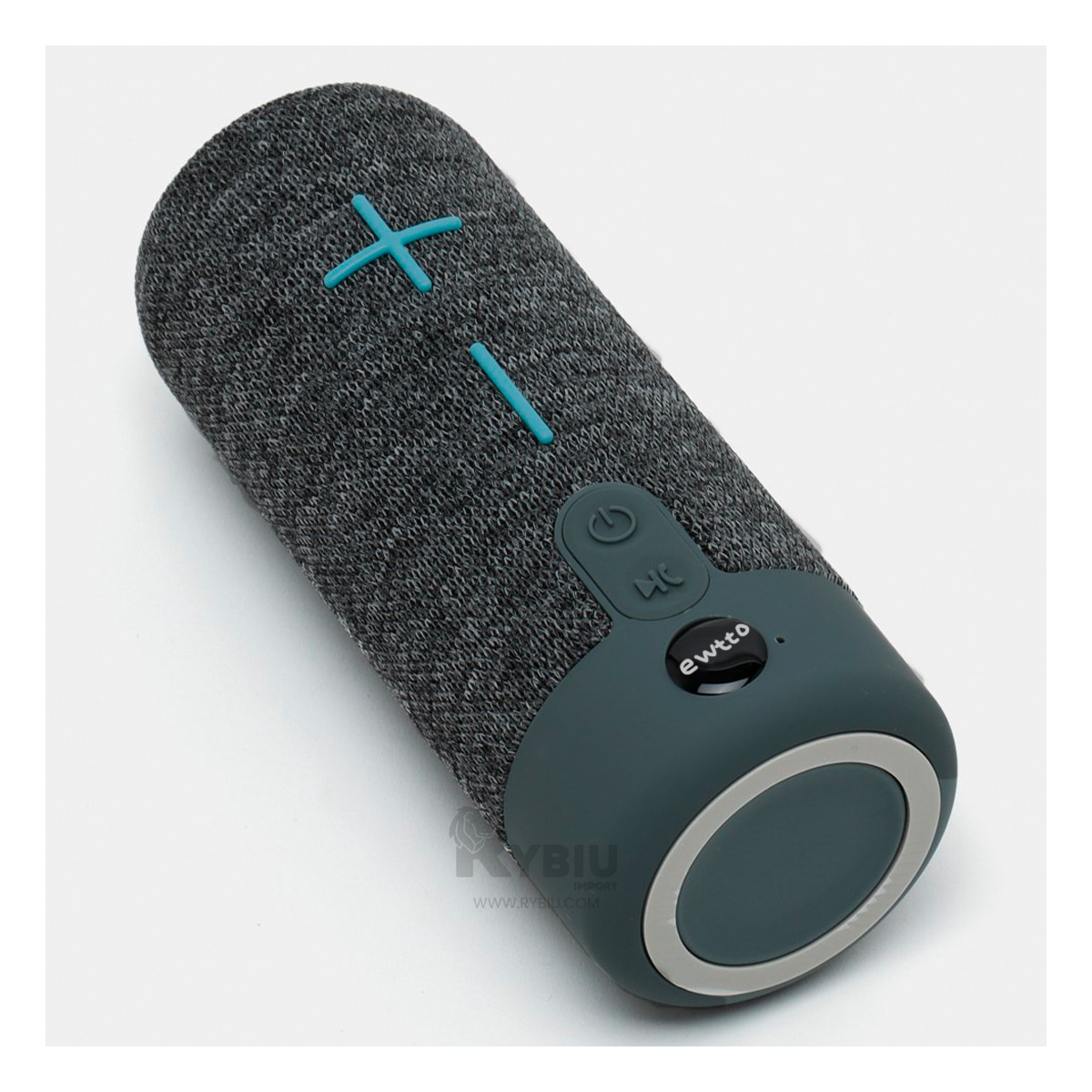PARLANTE BLUETOOTH RYBIU P1728BT PRACTICO MULTIFUNCIONAL PLOMO + REGALO AGENDITA - 2