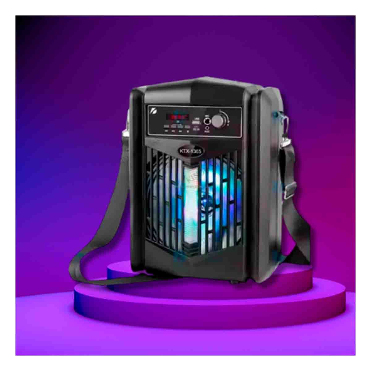 BOCINA RYBIU KTX-1205 CON ALTO VOLUMEN EN TONO NEGRO + LIGAS REGALO - 2