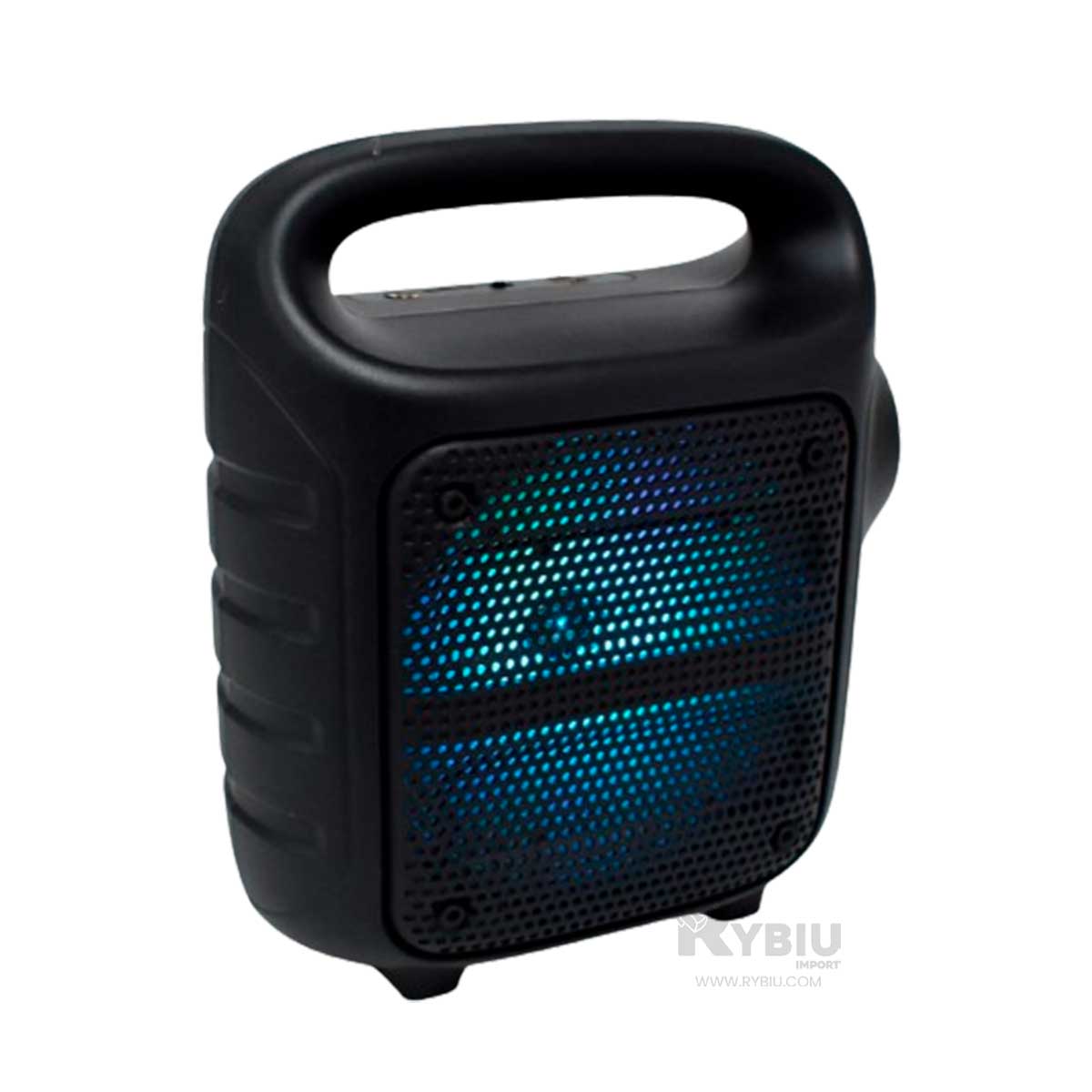 PARLANTE BLUETOOTH RYBIU GTS-1705 POTENCIA VARIADA COLOR NEGRO + PAPEL REGALO - 2