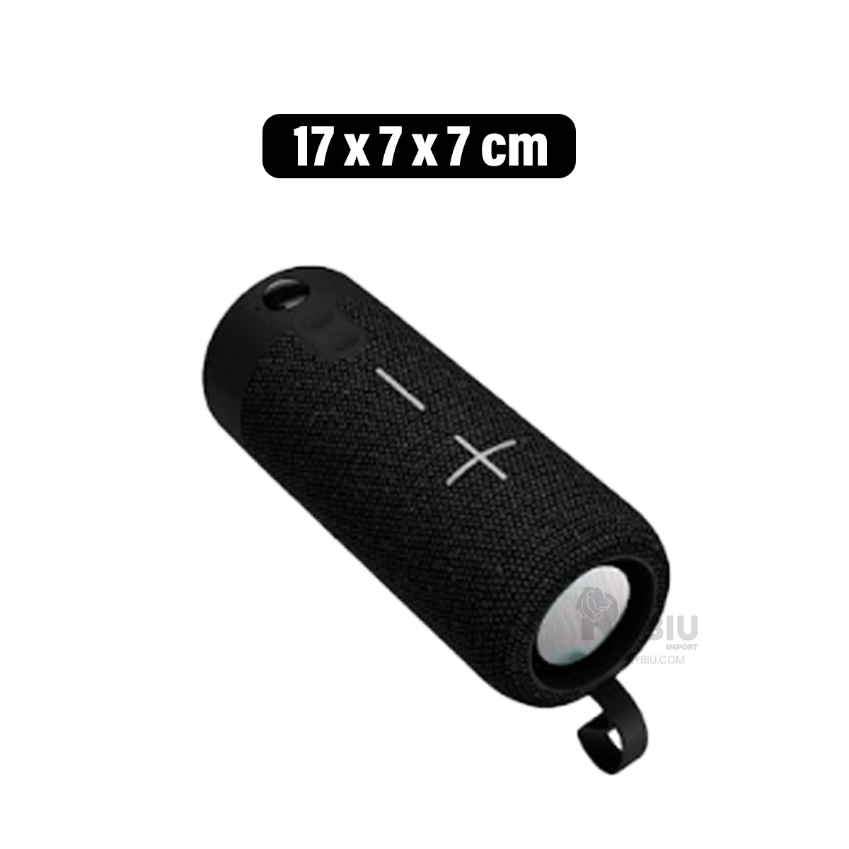 PARLANTE BLUETOOTH RYBIU P1728BT MUSICA COLOR NEGRO + PAPEL REGALO - 5