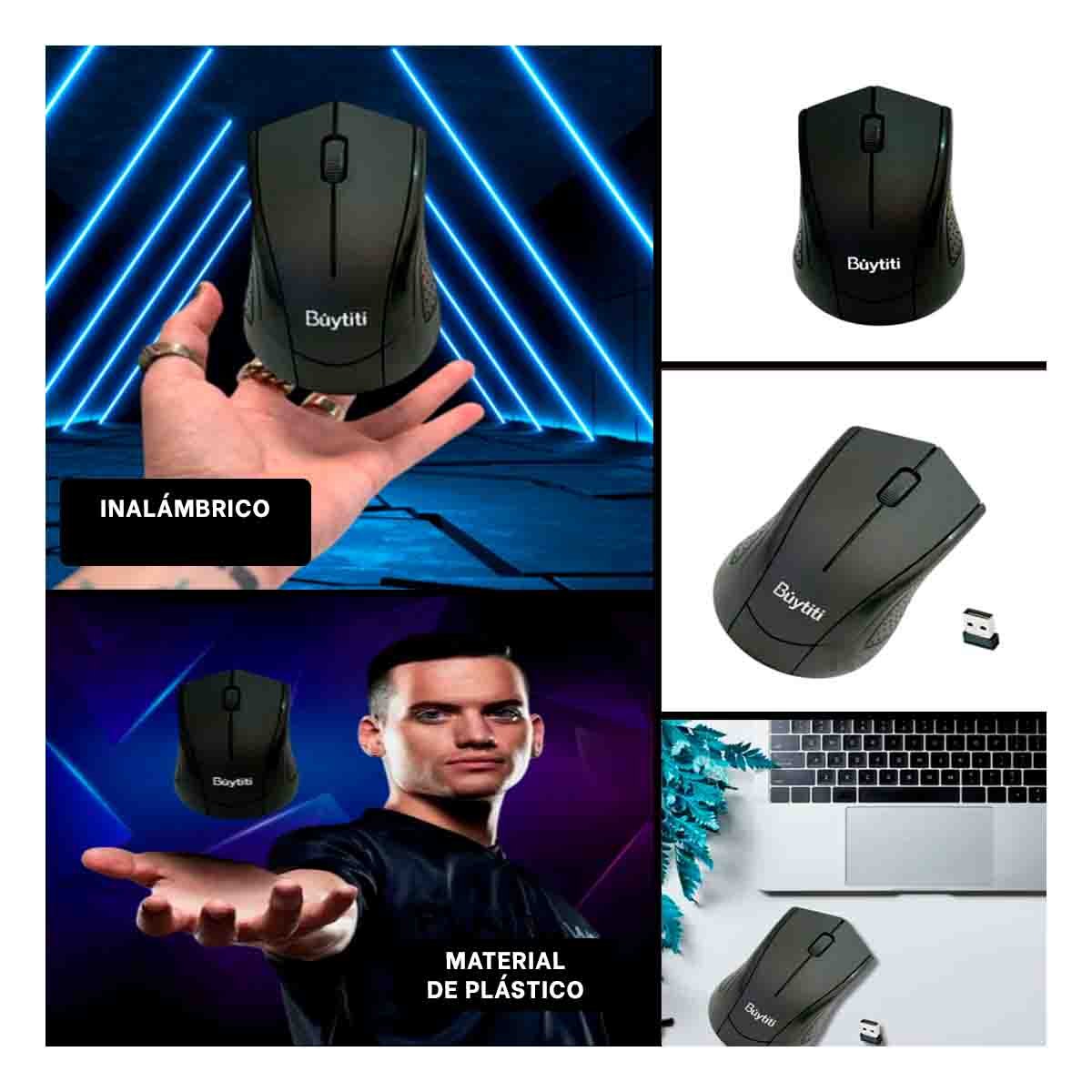 MOUSE INALÁMBRICO RYBIU PUERTOS CON USB MODELO BUYTITI TE31604 - 5