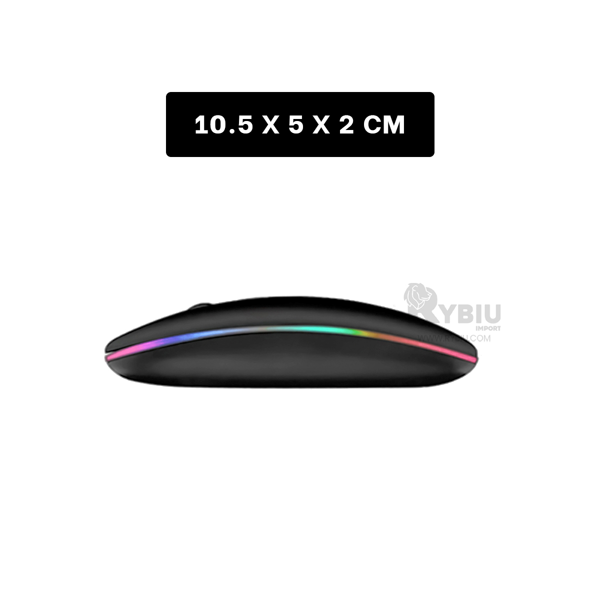 PUNTERO INALÁMBRICO RYBIU SENSIBLE PC RF 6800 EN NEGRO + GIFT MINIAGENDA RF-6800 - 5