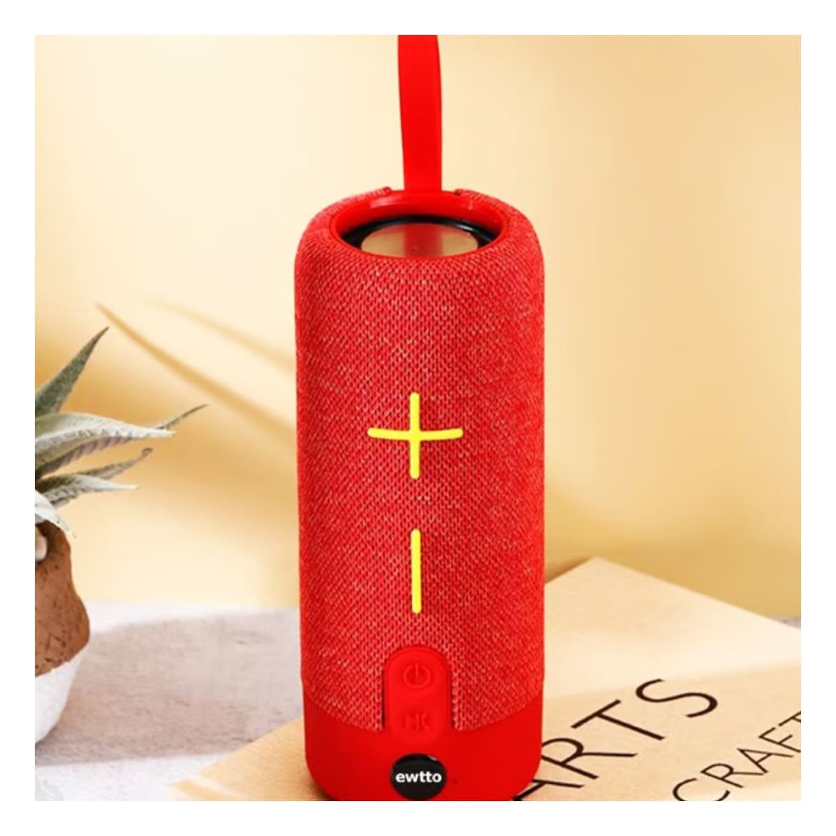 PARLANTE BLUETOOTH RYBIU P1728BT BOCINA CONEXION ROJO + POST-IT ADHESIVOS - 3