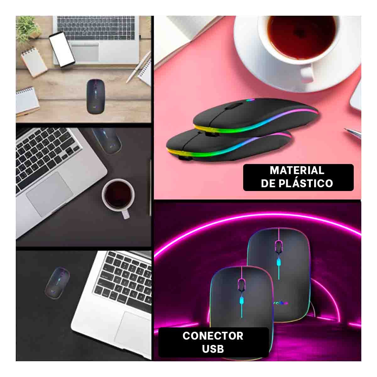 CURSOR INALÁMBRICO RYBIU ELEGANTE RF 6800 EN COLOR NEGRO + POST-IT ADHESIVOS RF-6800 - 5