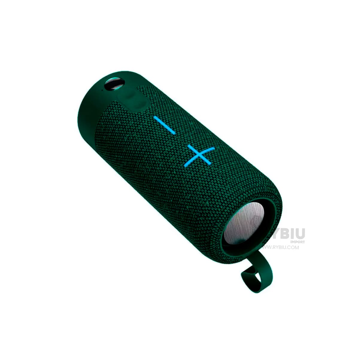 PARLANTE BLUETOOTH RYBIU P1728BT BOCINA COLOR VERDE + BANDERITAS ADHESIVAS - 2