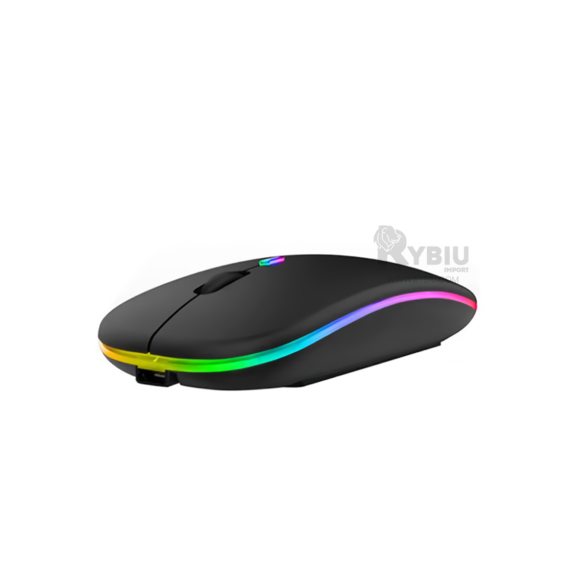 MOUSE INALÁMBRICO RYBIU MODERNO Y DINAMICO RF 6800 EN NEGRO + PAPEL REGALO RF-6800 - 2