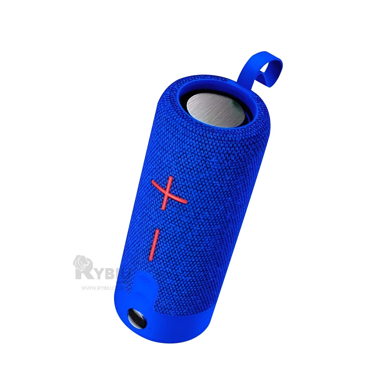 PARLANTE BLUETOOTH RYBIU P1728BT BOCINA UTIL AZUL + REGALO LIGAS PEINAR - 2