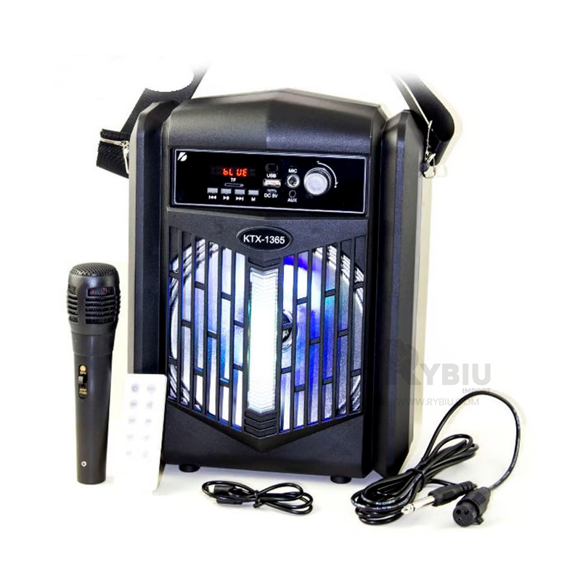 PARLANTE RYBIU KTX-1205 CON CONTROL VOLUMEN EN NEGRO + REGALO AGENDITA - 2