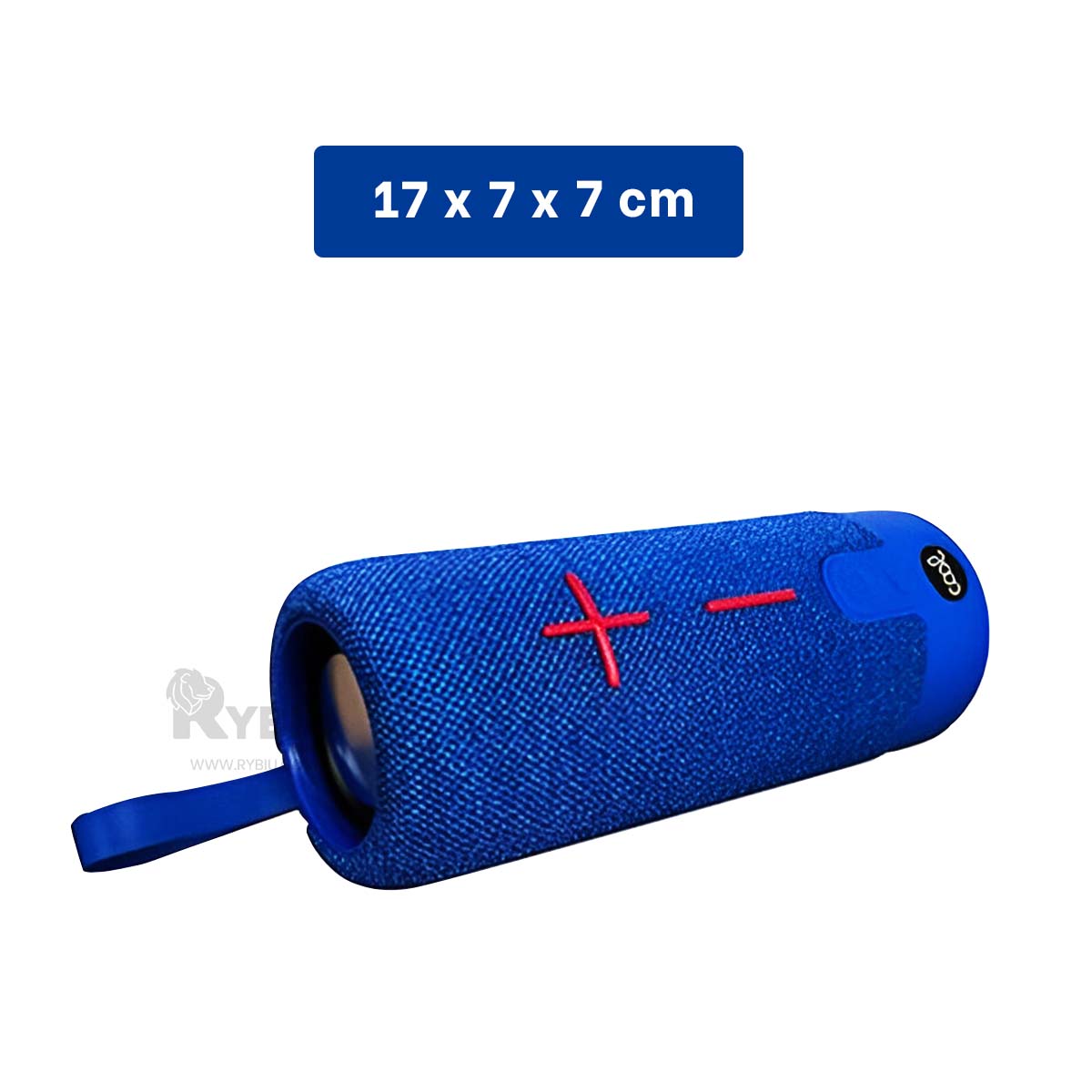 PARLANTE BLUETOOTH RYBIU P1728BT ALTAVOZ REUNIONES O FIESTAS AZUL + GIFT STICKERS - 5