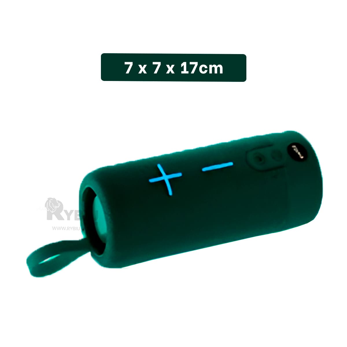 PARLANTE BLUETOOTH RYBIU P1728BT ALTAVOZ INTELIGENTE EFICIENTE VERDE + ENVOLTORIO REGALO - 5