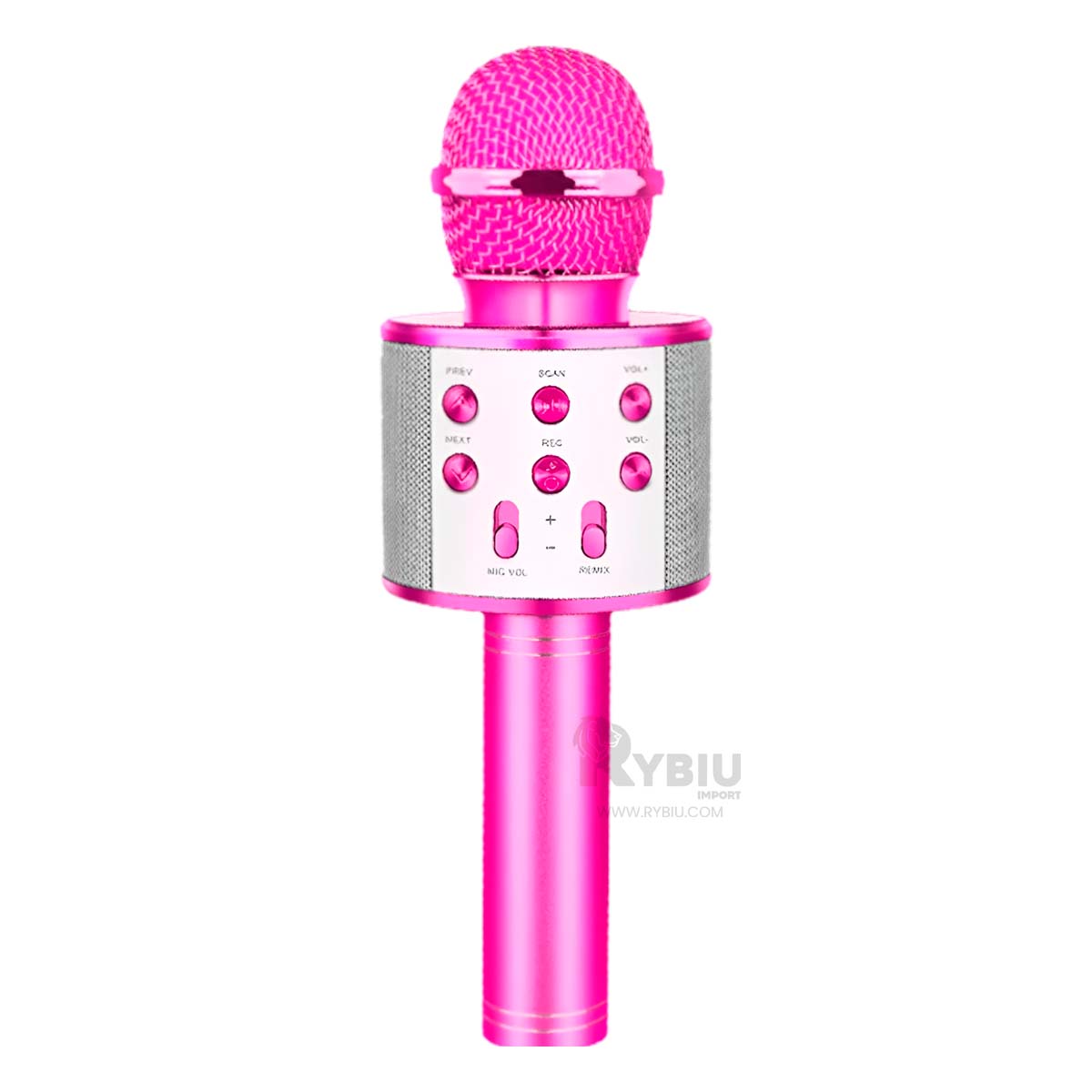 MICRÓFONO RYBIU BONITO EFICAZ FUCSIA + GIFT MINIAGENDA - 1