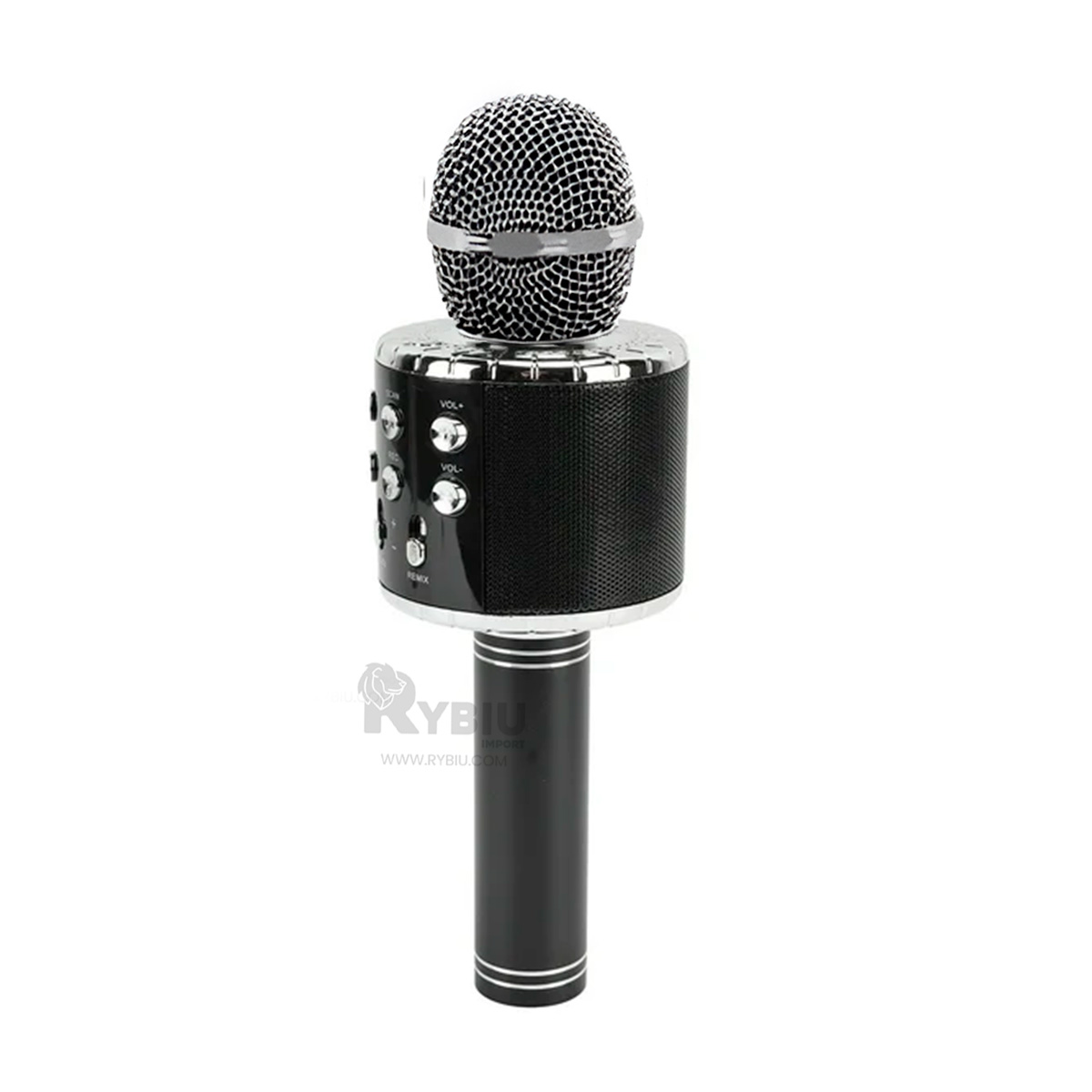 MICRÓFONO RYBIU MULTIUSOS INALAMBRICO NEGRO + ENVOLTORIO REGALO - 2