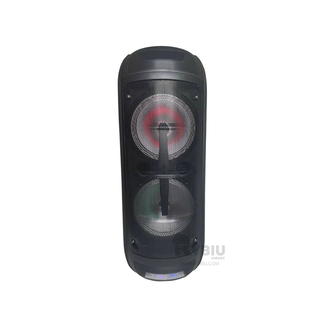 PARLANTE BLUETOOTH RYBIU KTS-1199 BOCINA MODERNA TONO NEGRO 8'' + ENVOLTORIO REGALO - 2