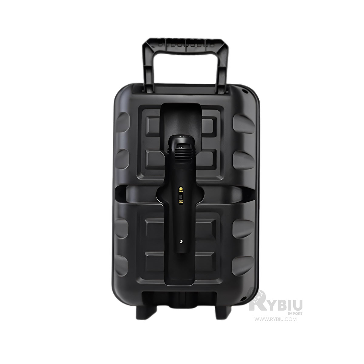 PARLANTE BLUETOOTH RYBIU KTS-1563 BOCINA PRACTICA TONO NEGRO 8'' + GIFT MINIAGENDA - 4