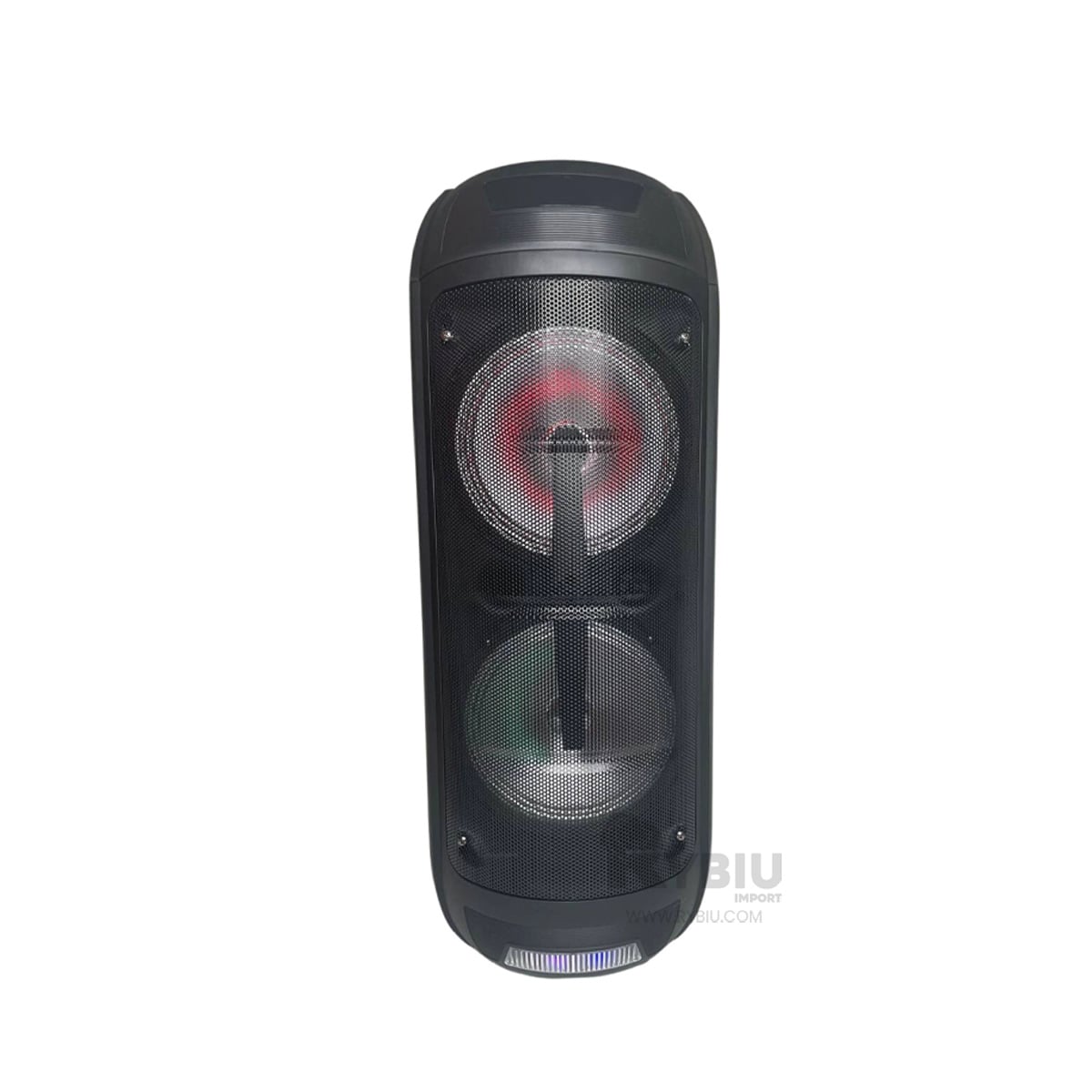 PARLANTE BLUETOOTH RYBIU KTS-1199 BOCINA INTERACTIVA COLOR NEGRO 8'' + REGALO STICKERS - 1