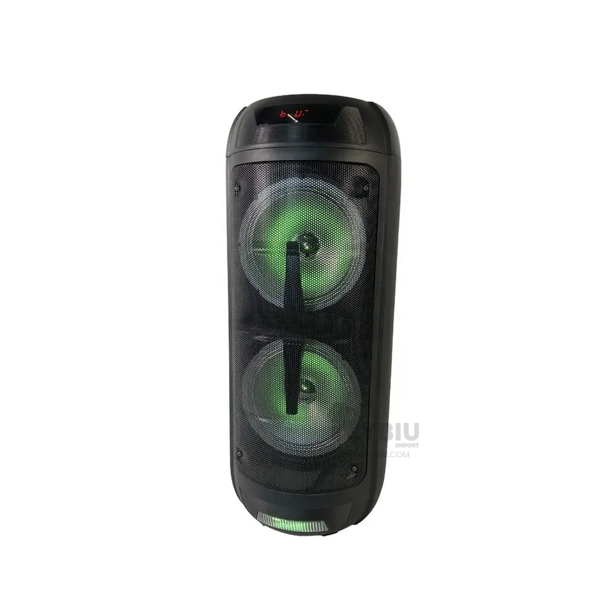 PARLANTE BLUETOOTH RYBIU KTS-1199 PORTATIL BOCINA FUNCIONAL NEGRO 8'' + GIFT STICKERS - 2