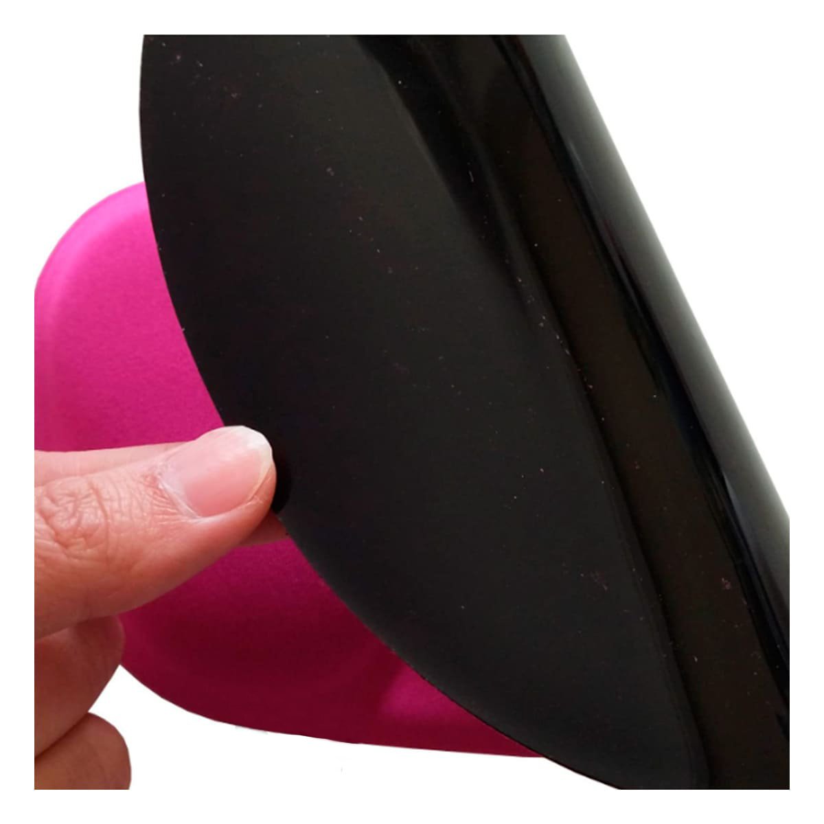 MOUSE PAD GEL GRANDE COLOR FUCSIA PARA COMPUTADORA Y OFICINA HOGAR - 1