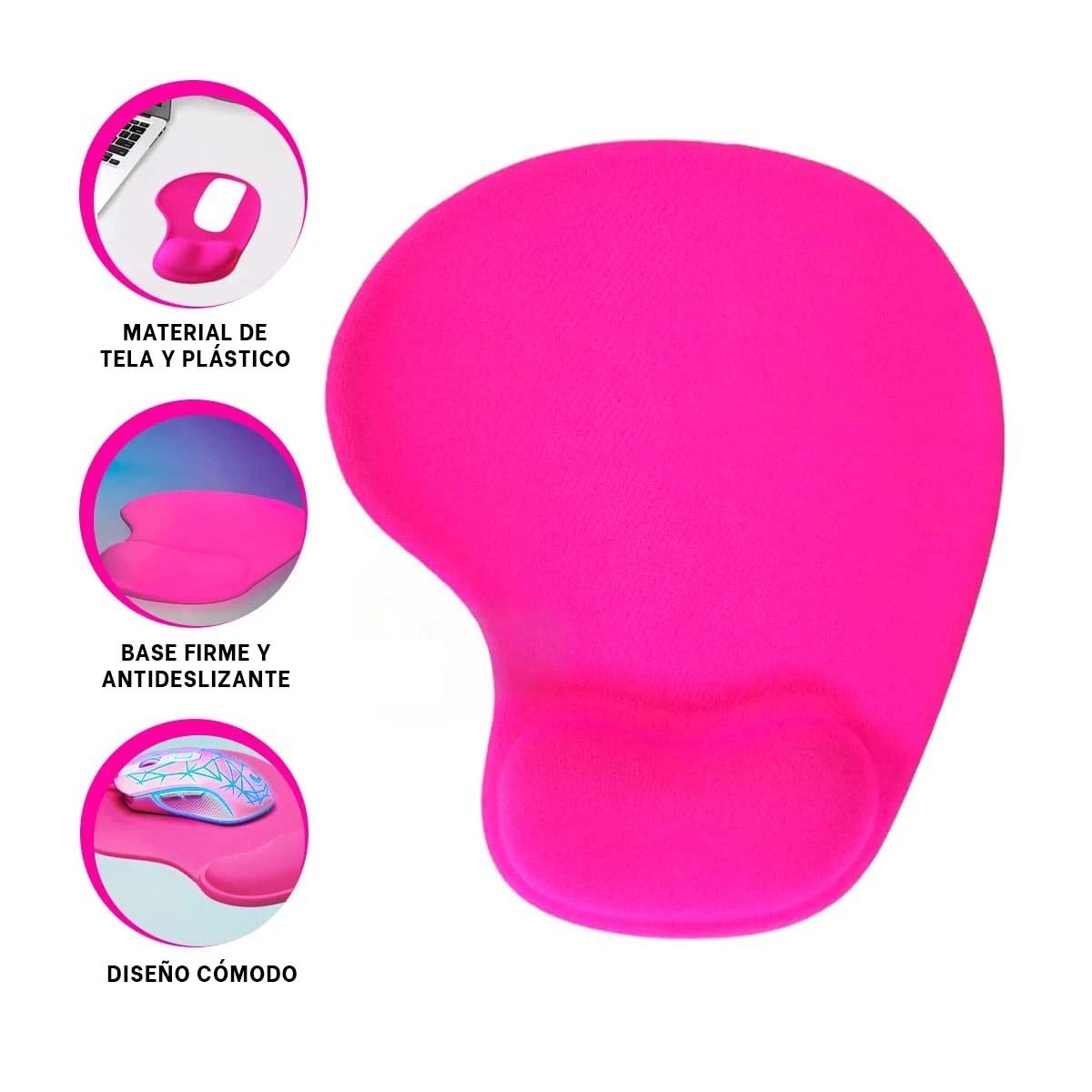 MOUSE PAD RYBIU TE32543 COJINETE PERFECTA COLOR FUCSIA + LIGAS REGALO - 2