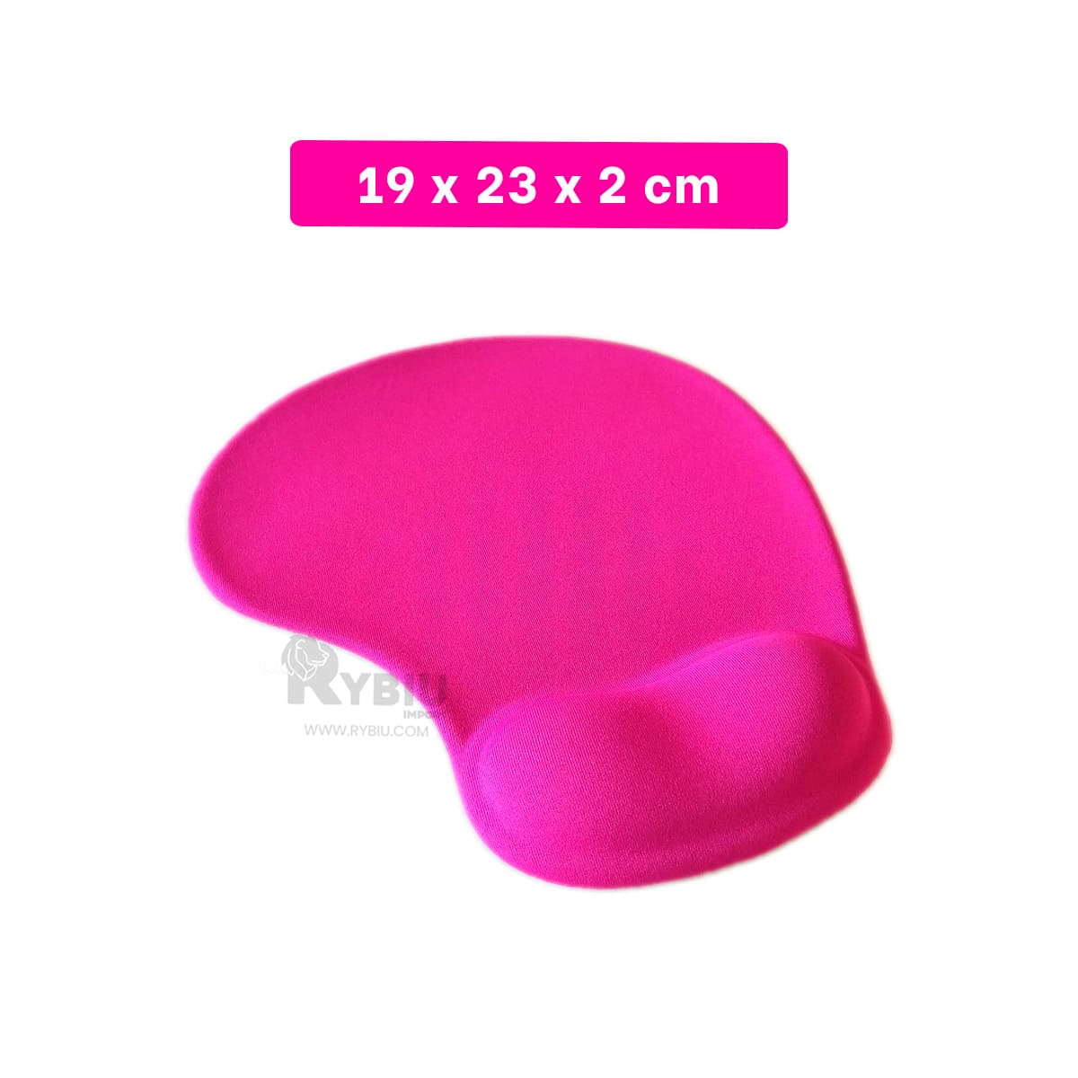 MOUSE PAD RYBIU TE32543 COJINETE DURADERO FUCSIA + BANDERITAS ADHESIVAS - 5