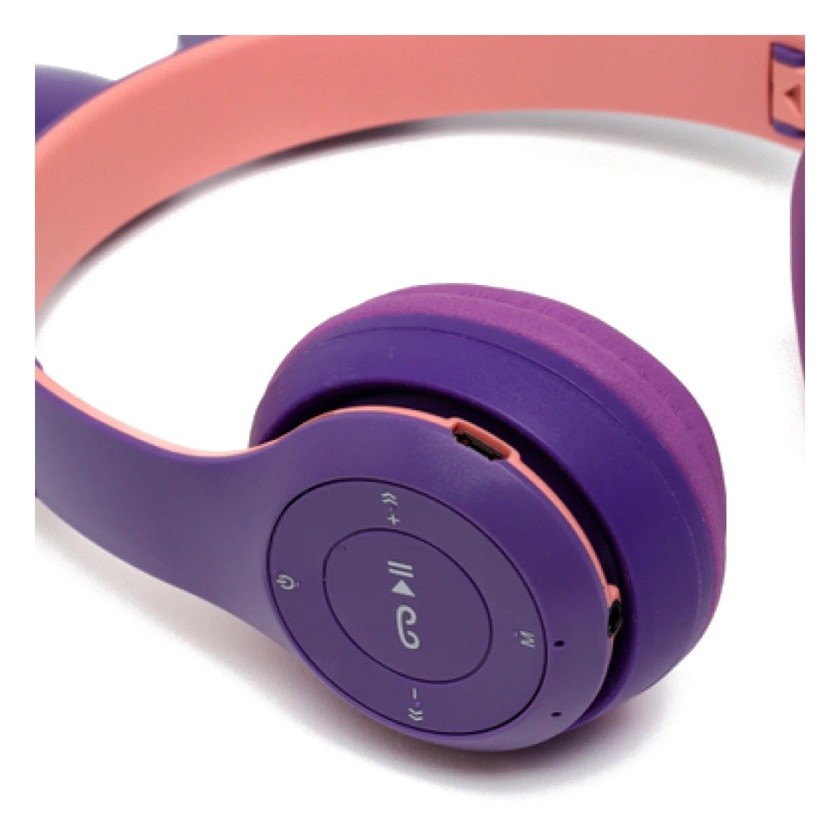 OREJERAS RYBIU INALÁMBRICO MOL2 BLUETOOTH PORTATIL EN GATO COLOR MORADO + POST-IT ADHESIVOS - 4