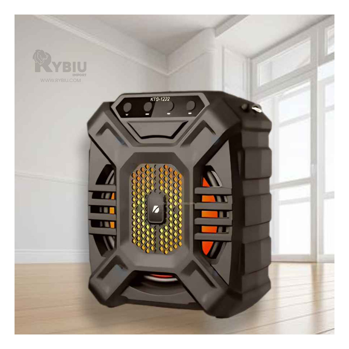 PARLANTE RYBIU KTX-1222 BLUETOOTH SALIDAS AMICALES 6.5 PULGADAS + REGALO AGENDITA - 1