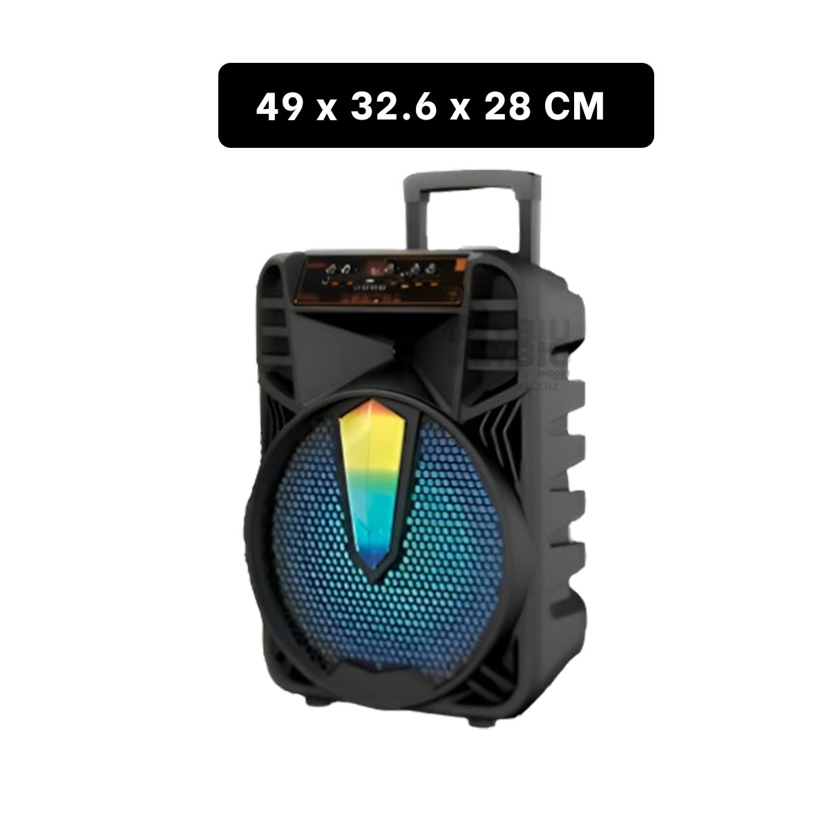BOCINA RYBIU KTS-1505 BLUETOOTH RESISTENTE 15 PULGADAS + BANDERITAS ADHESIVAS - 5