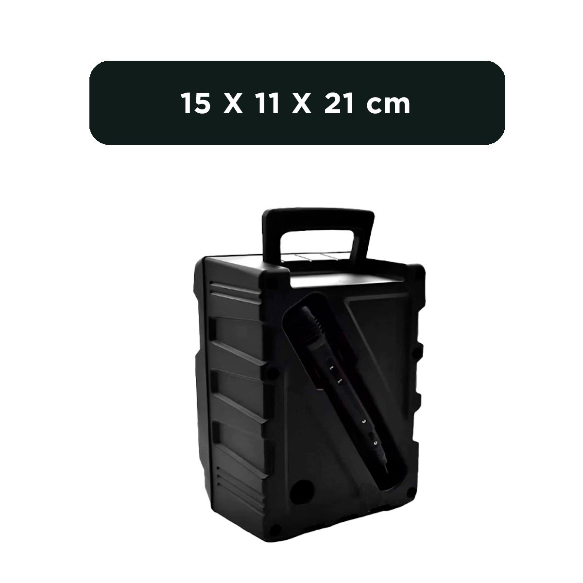 ALTAVOZ RYBIU GTS-1638 BLUETOOTH FUNCIONAL 4 PULGADAS + LIGAS REGALO - 2