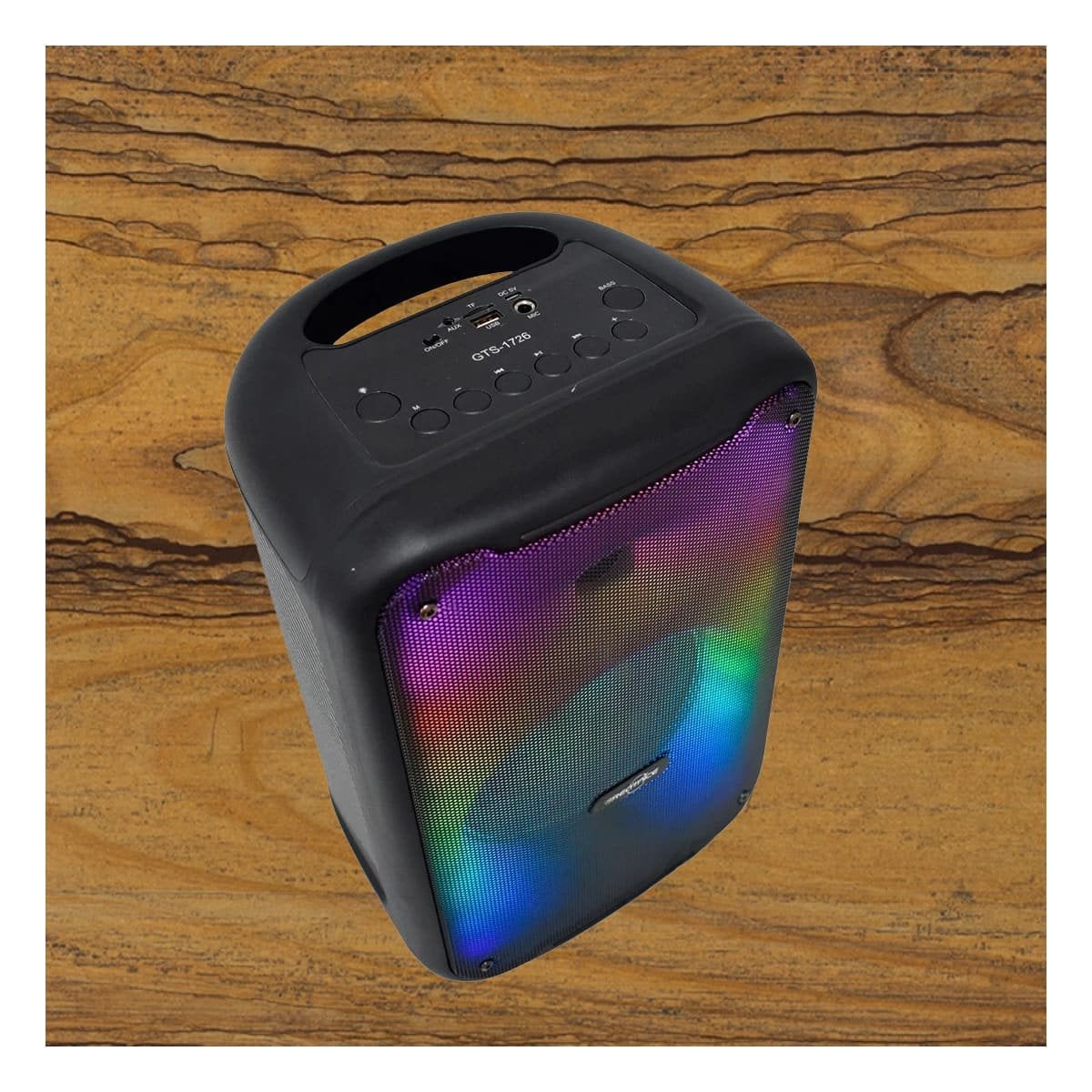 ALTAVOZ DE SONIDO RYBIU GTS-1726 BLUETOOTH GTS 1726 8'' + POST-IT ADHESIVOS - 1