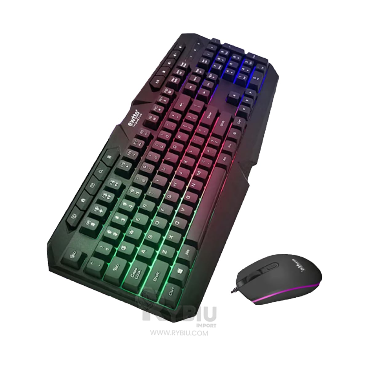 KEYBOARD RYBIU ET-M3543 GAMERS MODELO ET M3535 + REGALO AGENDITA - 1