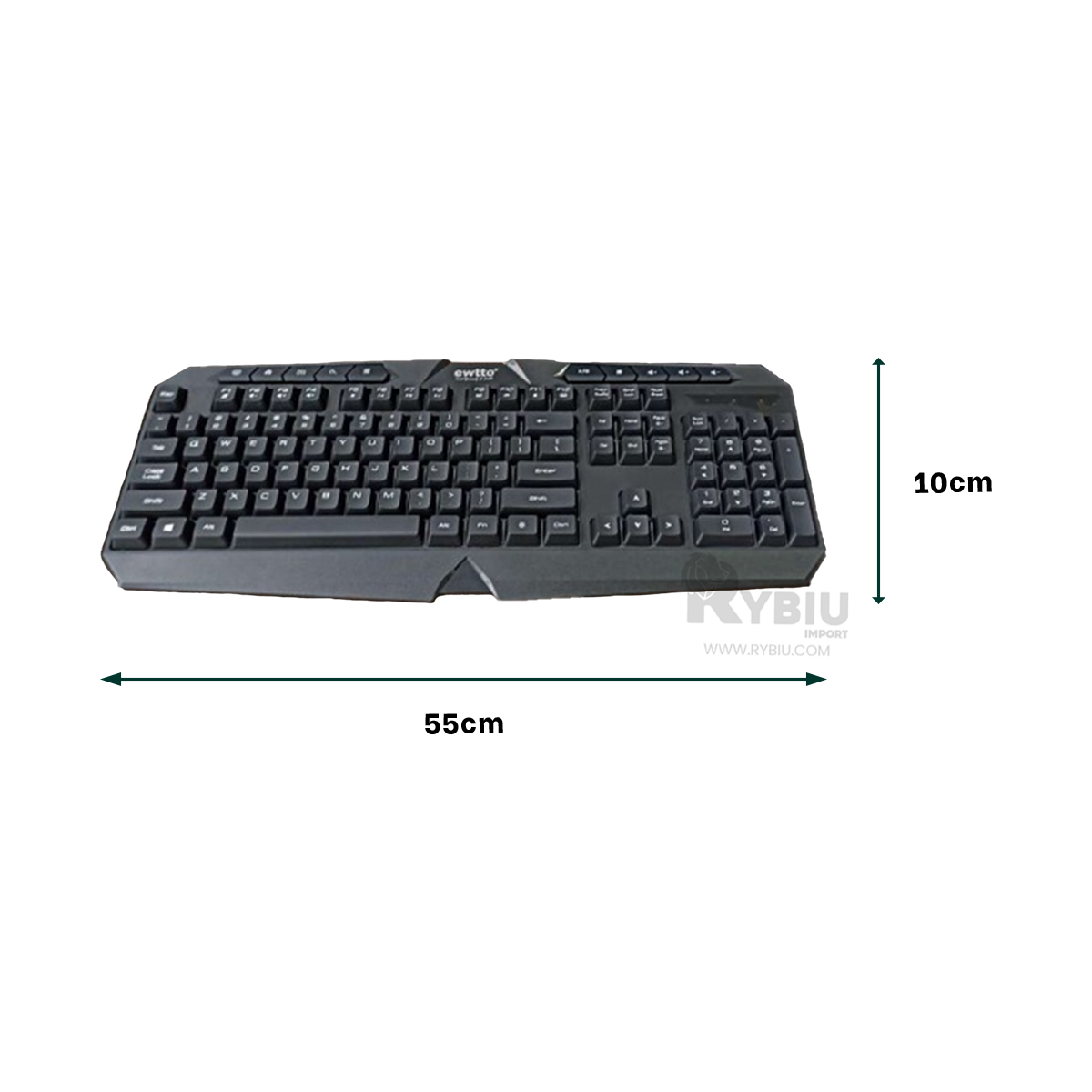 KEYBOARD RYBIU ET-M3543 GAMERS MODELO ET M3535 + REGALO AGENDITA - 5