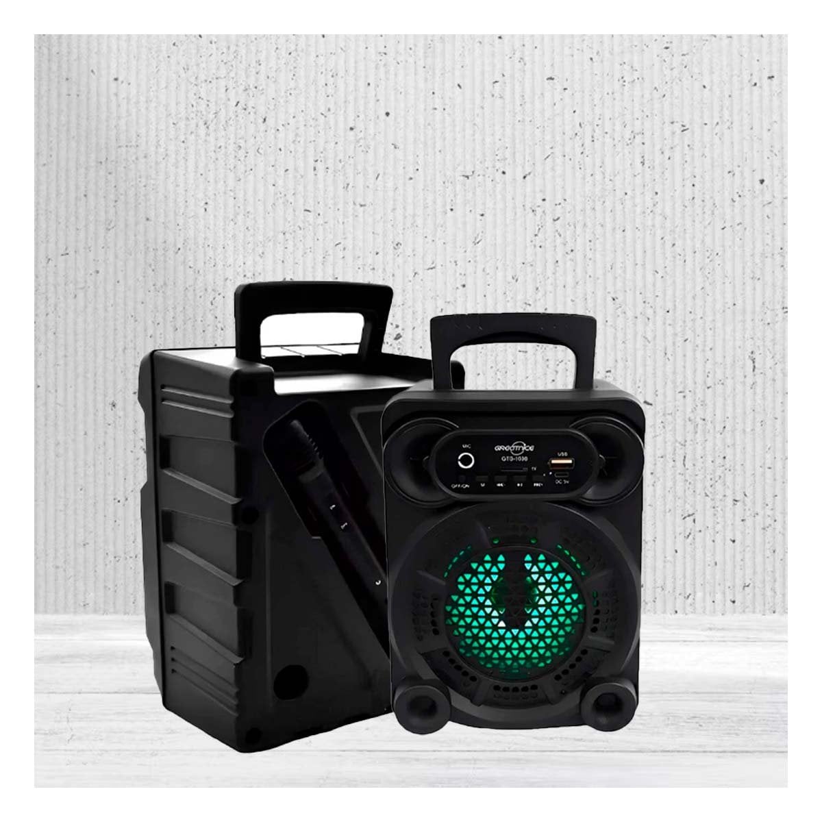 PARLANTE RYBIU GTS-1638 BLUETOOTH ULTIMO MODELO Y BONITO EN 4 PULGADAS - 3