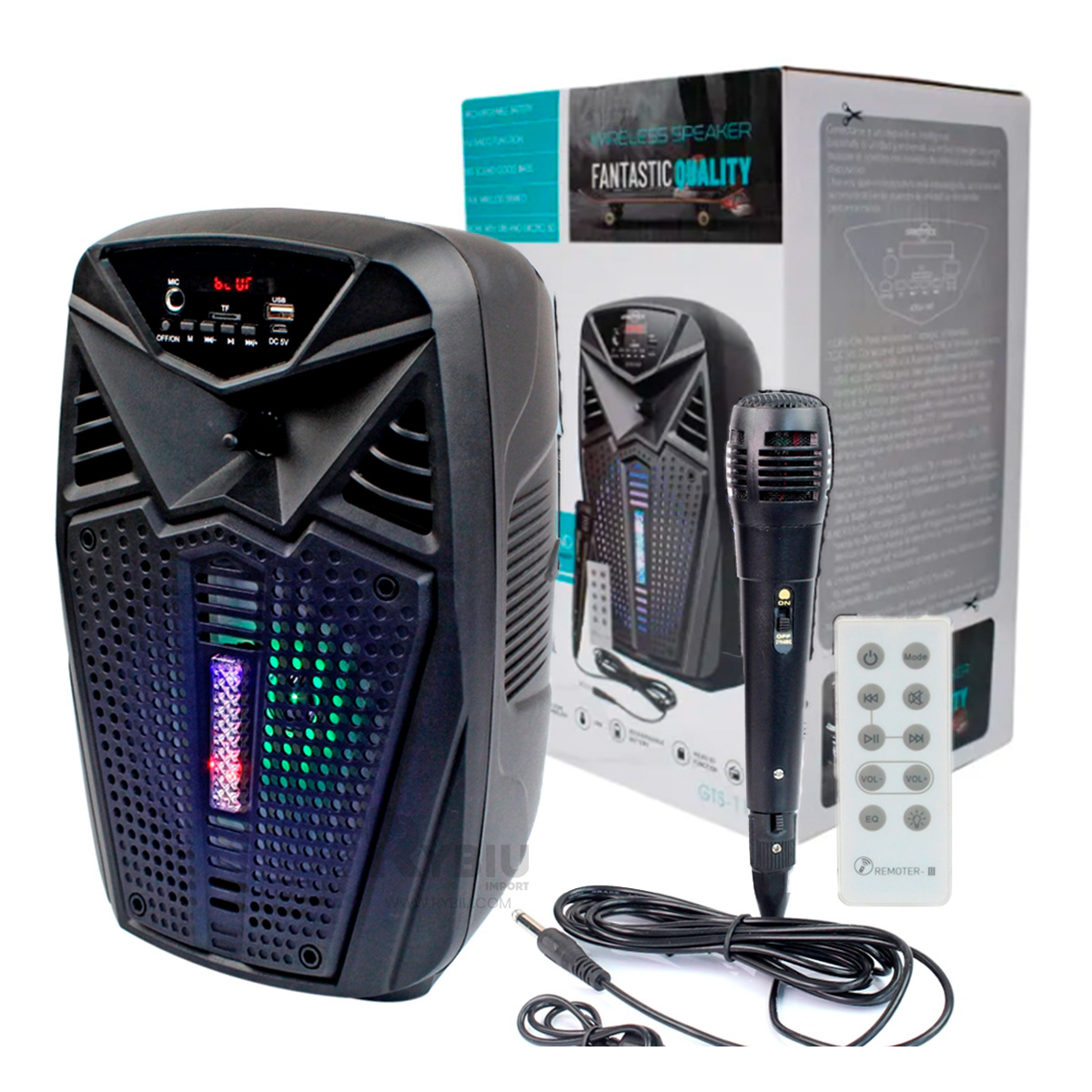 BOCINA RYBIU GTS-1187 MODERNO PARA CELEBRACION 6.5 PULGADAS + GIFT STICKERS - 1