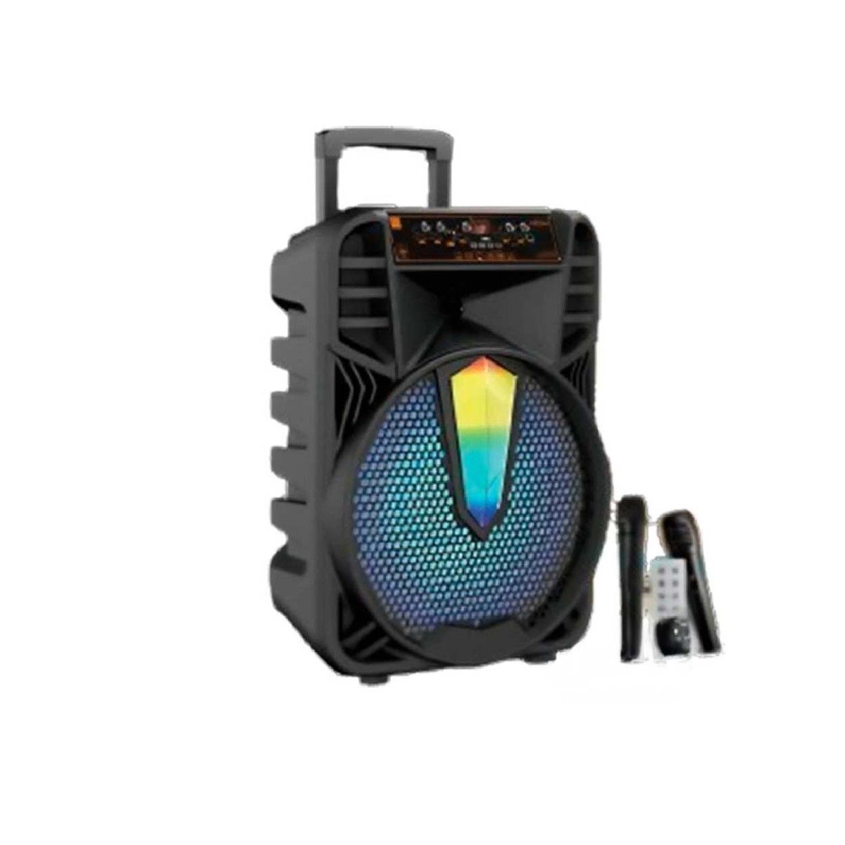 BOCINA RYBIU KTS-1505 BLUETOOTH ERGONOMICA 15 PULGADAS + LIGAS REGALO - 3