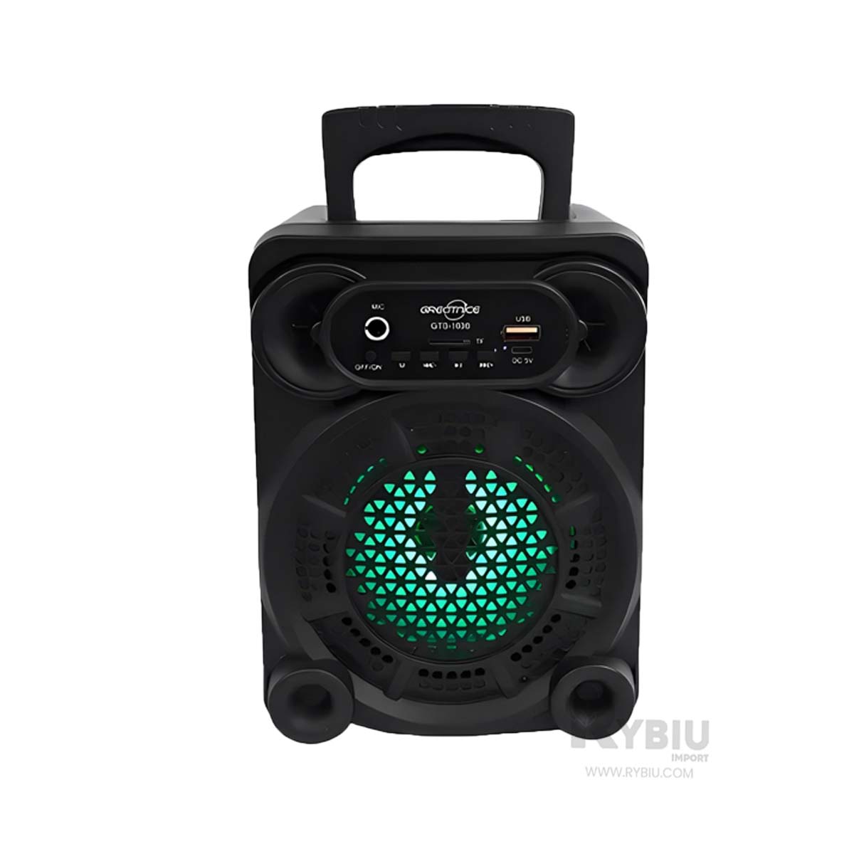 BOCINA PARA JUEGOS DE FUTBOL RYBIU GTS-1638 BLUETOOTH 4 PULGADAS + REGALO AGENDITA - 2