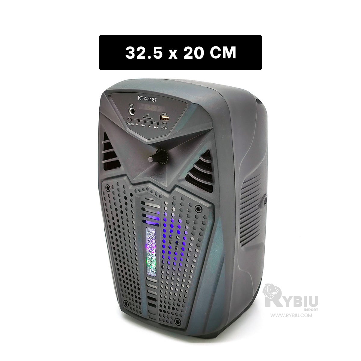 ALTAVOZ RYBIU GTS-1187 VERSATIL 6.5 PULGADAS + REGALO LIGAS PARA PEINAR - 5
