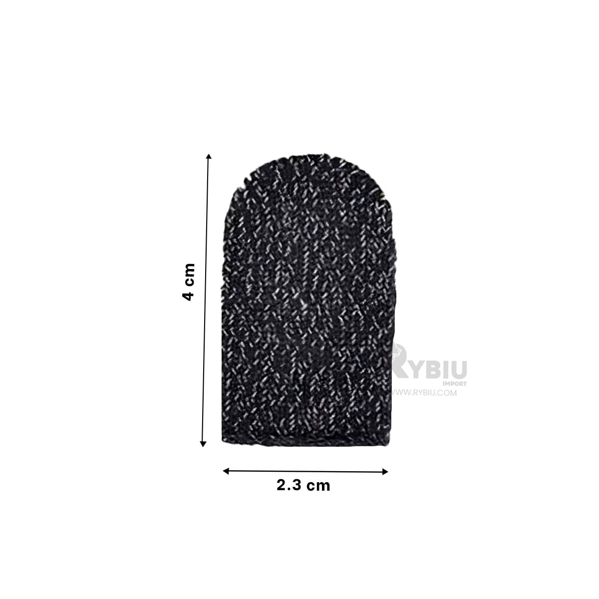 ACCESORIO GAMER RYBIU TE31566 FINGER COT GAMERS NEGRO + BANDERITAS ADHESIVAS - 5
