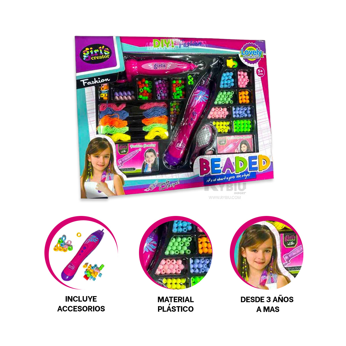 KIT DE GOMAS DE COLORES EN MULTICOLOR Y+REGALO AGENDITA - 2