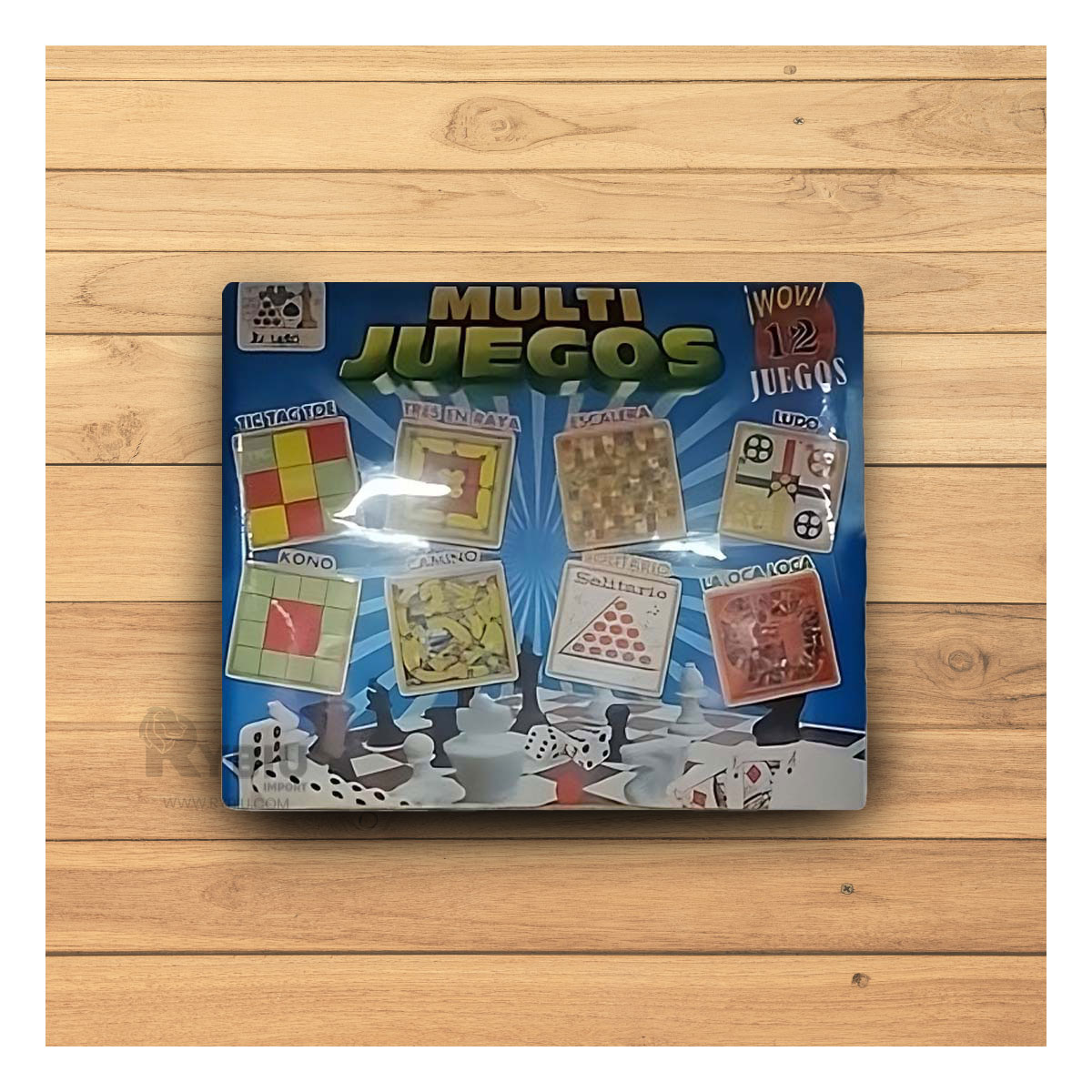 JUEGO DE MESA PARA HOGAR EN MULTICOLOR Y+PAPEL DE REGALO - 1