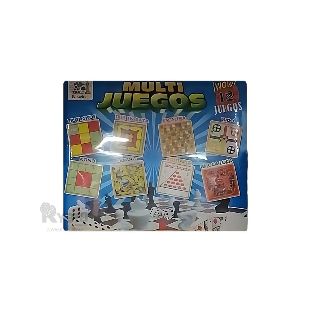 JUEGO DE MESA PARA HOGAR EN MULTICOLOR Y+PAPEL DE REGALO - 4