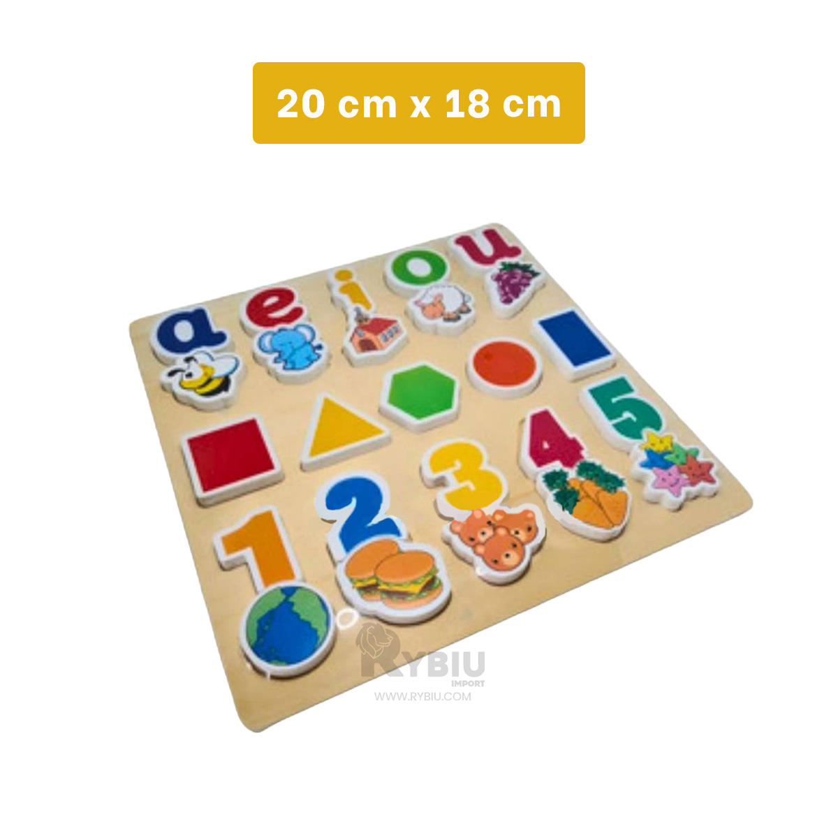 PUZZLE PRACTICO DE ARMAR MULTICOLOR Y+ENVOLTORIO DE REGALO - 5